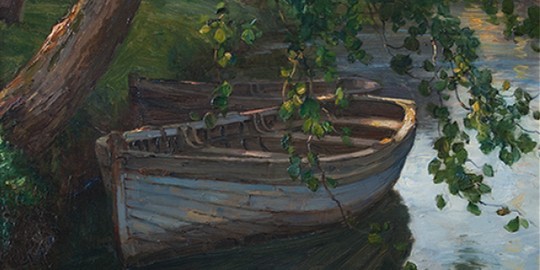 Moored Boats - Harry Van Der Weyden